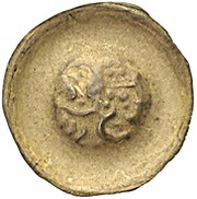 Denier Bracteate - Wencezlaus II medium, Bohemia, 1278-1300 reverse image