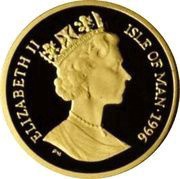 ⅒ Crown - Elizabeth II Sir Lancelot obverse image