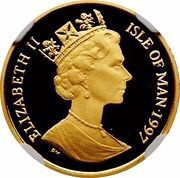 ⅒ Crown - Elizabeth II Long-haired Smoke Cat obverse image