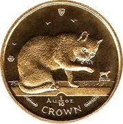 ⅒ Crown - Elizabeth II Blue British Short Hair Cat reverse image