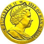 ⅒ Crown - Elizabeth II Queen on Horseback obverse image