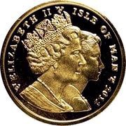 ⅒ Crown - Elizabeth II Elizabeth II in Coronation Regalia obverse image
