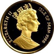 ⅕ Crown - Elizabeth II Manx Cat obverse image