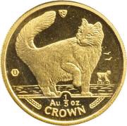 ⅕ Crown - Elizabeth II Norwegian Forest Cat reverse image