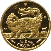 ⅕ Crown - Elizabeth II Maine Coon Cat reverse image