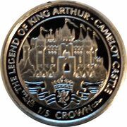 ⅕ Crown - Elizabeth II Camelot Castle reverse image