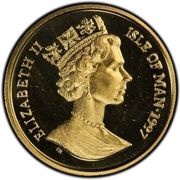 ⅕ Crown - Elizabeth II Long-haired Smoke Cat obverse image