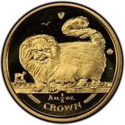 ⅕ Crown - Elizabeth II Long-haired Smoke Cat reverse image