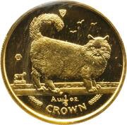⅕ Crown - Elizabeth II Birman Cat, United Kingdom, 1998 reverse image