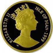 ⅕ Crown - Elizabeth II Blue British Short Hair Cat obverse image