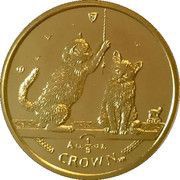⅕ Crown - Elizabeth II Somali Cat reverse image