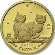 ⅕ Crown - Elizabeth II Balinese Cat reverse image