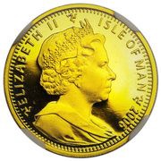 ⅕ Crown - Elizabeth II Exotic Shorthair Cat obverse image