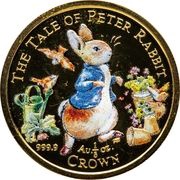 ⅕ Crown - Elizabeth II The Tale of Peter Rabbit, United Kingdom, 2007 reverse image