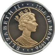 ¼ Crown - Elizabeth II Camelot Castle obverse image