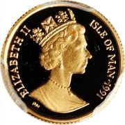 ½ Crown - Elizabeth II Norwegian Cat obverse image