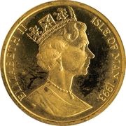 ½ Crown - Elizabeth II Maine Coon Cat obverse image