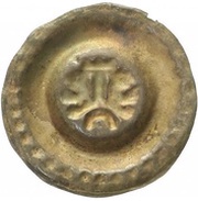 Denier Bracteate - Wencezlaus II medium, Bohemia, 1278-1300 reverse image