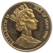 ½ Crown - Elizabeth II Japanese Bobtail Cat obverse image