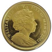 ½ Crown - Elizabeth II Bengal Cat obverse image