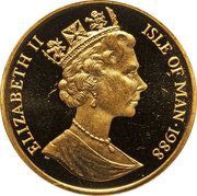 1 Crown - Elizabeth II Manx Cat obverse image