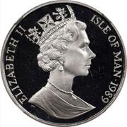 1 Crown - Elizabeth II Persian Cat; Platinum Issue obverse image