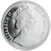 1 Crown - Elizabeth II Norwegian Forest Cat obverse image