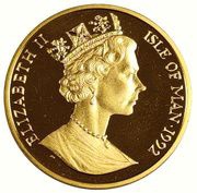 1 Crown - Elizabeth II Siamese Cat; Gold obverse image