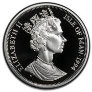 1 Crown - Elizabeth II Japanese Bobtail Cat; Silver obverse image