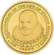 ⅒ Crown - Elizabeth II Sir Francis Drake, United Kingdom, 2003 reverse image