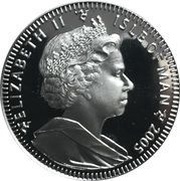 1 Crown - Elizabeth II Himalayan Cat; Silver Issue obverse image