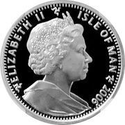 1 Crown - Elizabeth II Exotic Shorthair Cat; Silver Proof obverse image