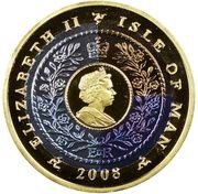 1 Crown - Elizabeth II 4th portrait; Four Elements; Gold & Titanium obverse image