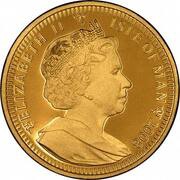 1 Crown - Elizabeth II Burmilla Cat; Gold obverse image