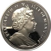1 Crown - Elizabeth II Burmilla Cat; Silver obverse image