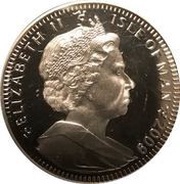1 Crown - Elizabeth II Chinchilla Cat; Silver obverse image