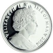 1 Crown - Elizabeth II Snowshoe Cat; Silver obverse image
