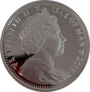 1 Crown - Elizabeth II Havana Brown Cat; Silver Issue obverse image