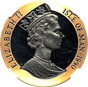 2 Crowns - Elizabeth II Penny Black obverse image