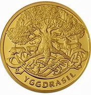 2 Crowns - Elizabeth II Yggdrasil, United Kingdom, 2018 reverse image