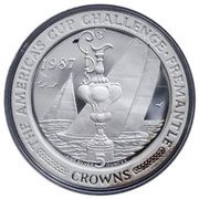 5 Crowns - Elizabeth II America's Cup Challenge reverse image