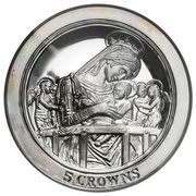 5 Crowns - Elizabeth II Birth of Jesus, United Kingdom, 2013 reverse image