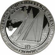 10 Crowns - Elizabeth II Fremantle reverse image