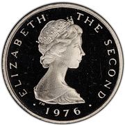 ½ Penny - Elizabeth II herring; platinum obverse image