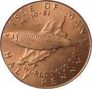 ½ Penny - Elizabeth II 16 - 10 - 81; World Food Day, United Kingdom, 1981 reverse image