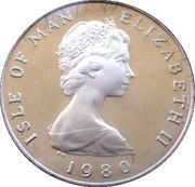 1 Penny - Elizabeth II Manx cat obverse image