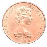 1 Penny - Elizabeth II Manx cat obverse image