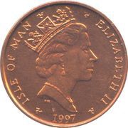 1 Penny - Elizabeth II Rugby obverse image