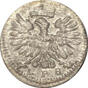 1 Gröschel - Francis Louis, Bohemia, 1699-1701 reverse image