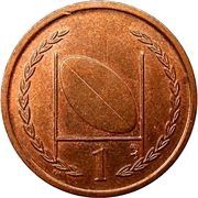 1 Penny - Elizabeth II Rugby, United Kingdom, 1998-1999 reverse image